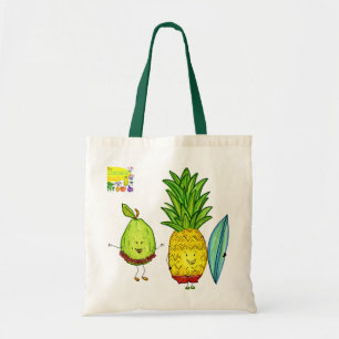 Tela Bolso de la persona que practica surf de la piña