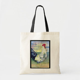 Tela Bolso de la pintura del gallo de la buena mañana