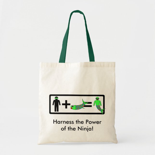 Tela Bolso de la sirena de Ninja (Frente)