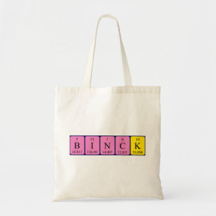 Tela Bolso de la tabla periódica binck