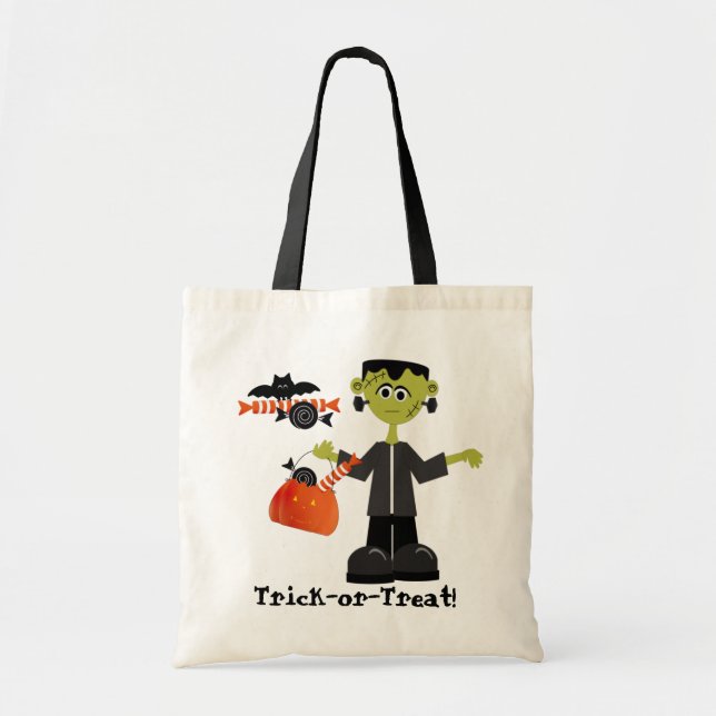 Tela Bolso de la Truco-o-Invitación de Halloween (Frente)