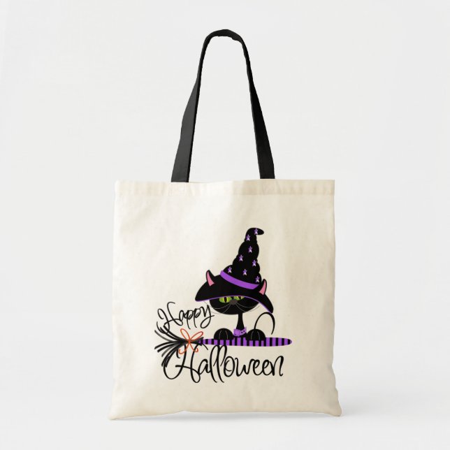 Tela Bolso de la Truco-o-Invitación de Halloween del (Frente)