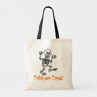 Tela Bolso de la Truco-O-Invitación (esqueleto)