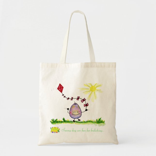 Tela bolso de la uva de la cometa (Frente)