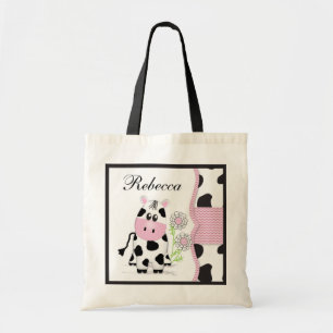 Tela Bolso de la vaca de la vaquera con la impresión d