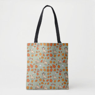Tela Bolso de Labrador Retriever Calabaza de Halloween 