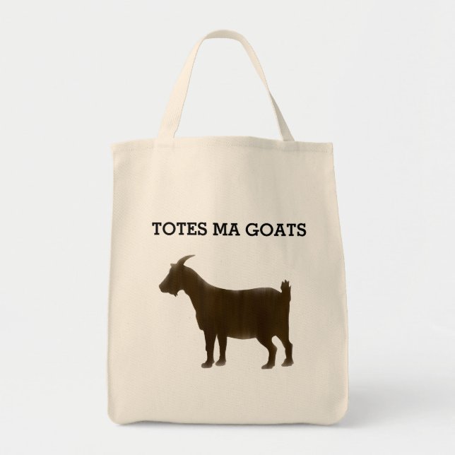 Tela Bolso de las cabras de las mamáes de los totes de (Frente)