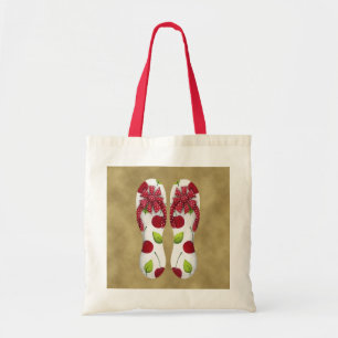 Tela Bolso de las cerezas del flip-flop