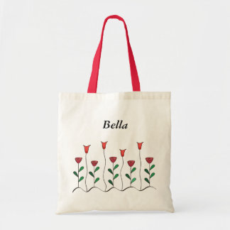 Tela Bolso de las flores