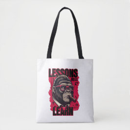 Tela Bolso de lecciones de jefe de gorila mujer