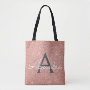 Tela Bolso de libro de monograma elegante con destellos