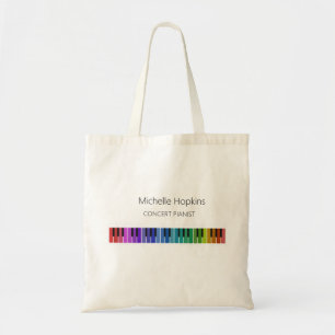 Tela Bolso de llaveros de piano personalizados para mae