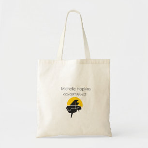 Tela Bolso de llaveros de piano personalizados para mae