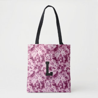 Tela Bolso de lona con monograma de teñido personalizad