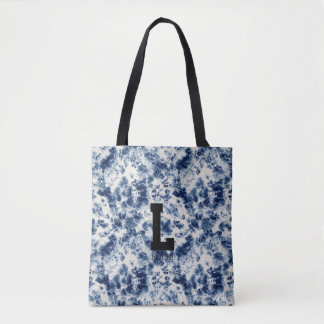 Tela Bolso de lona con monograma de teñido personalizad