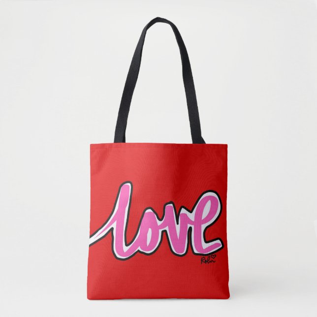 Tela Bolso de lona de amor (Anverso)