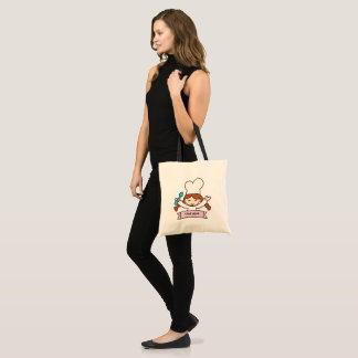 Tela Bolso de lona de mano dibujada The Little Chef