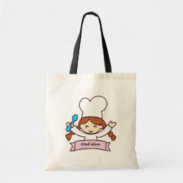 Tela Bolso de lona de mano dibujada The Little Chef