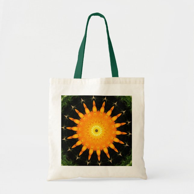 Tela Bolso de lona de sol naranja (Frente)