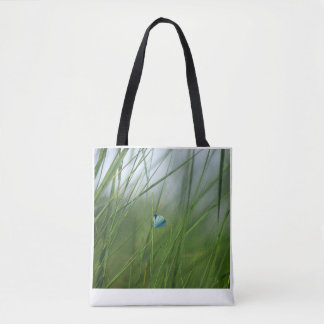 Tela Bolso de lona Enchanted Meadow Blue Butterfly