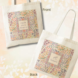 Tela Bolso de lona personalizado – Nombre y cita person