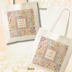 Tela Bolso de lona personalizado – Nombre y cita person
