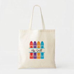 Tela Bolso de lona personalizado para maestro regalo pa