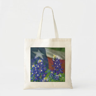 Tela Bolso de los bluebonnets de la bandera de Tejas