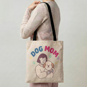 Tela Bolso de Mamá Perro Regalo Divertido para Amantes 