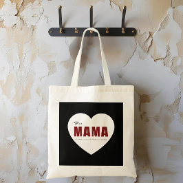 Tela Bolso de Mama Personalizado con Corazón Moderno