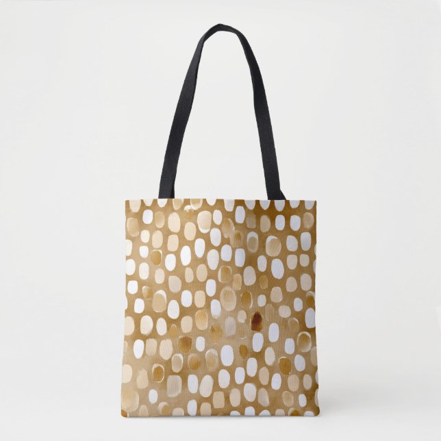 Tela Bolso de mano abstracto boho (Anverso)