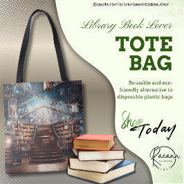 Tela Bolso de mano Amante de los libros de biblioteca