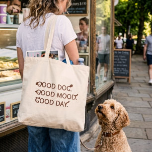 Tela Bolso de mano Amante de los Perros Cita Buen Perro