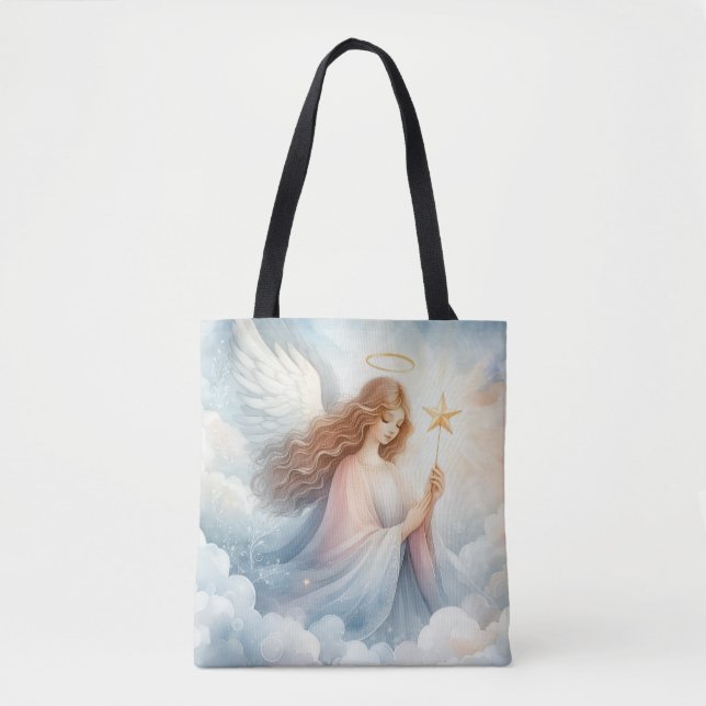 Tela Bolso de mano Ángel Celestial (Anverso)
