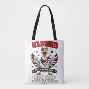Tela Bolso de mano Angry Goose 4 de Julio