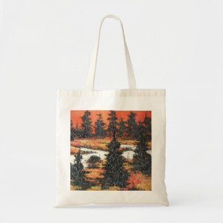 Tela Bolso de mano Ann Hayes Pintura de árbol delgado