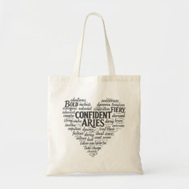 Tela Bolso de mano Aries Zodíaco | Diseño de nube de pa
