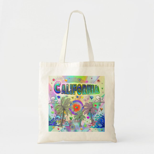 Tela Bolso de mano California Deep Dream (Frente)