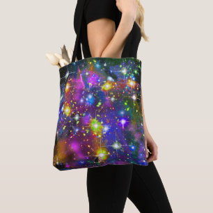 Tela Bolso de mano Campo de Estrellas Resplandecientes