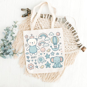 Tela Bolso de mano caprichoso para baby shower