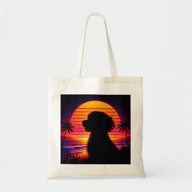 Tela Bolso de mano Cockapoo - Regalo para amantes de pe (Frente)