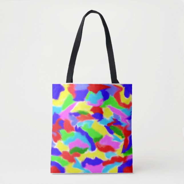 Tela Bolso de mano colorido (Anverso)