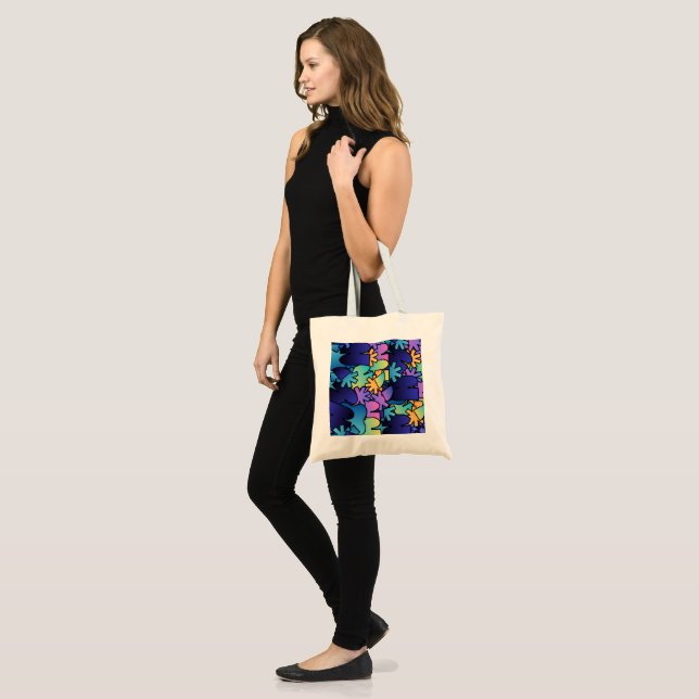 Tela Bolso de mano colorido (Anverso (modelo))