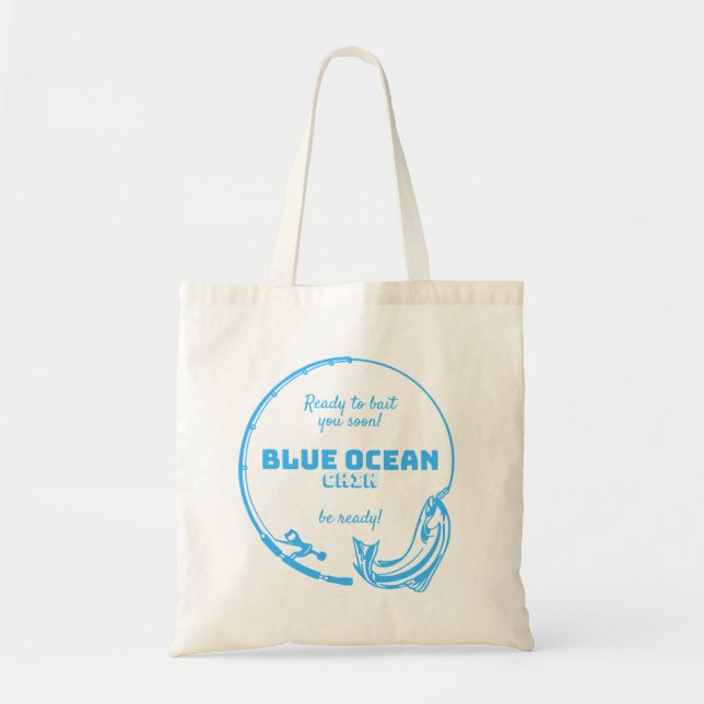 Tela Bolso de mano Comfortable Blue Dolphin (Frente)