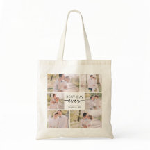 Bolso de mano con collage de fotos