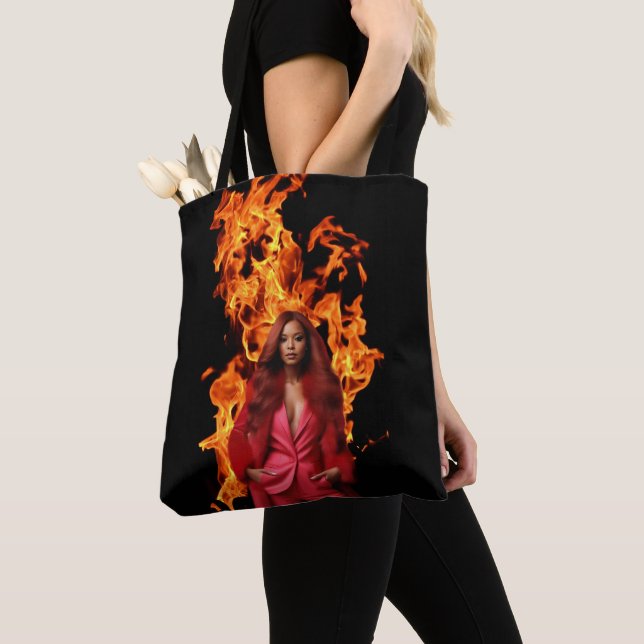 Tela Bolso de mano con estampado total Boss Lady (Detalle)