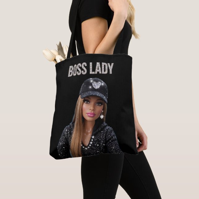 Tela Bolso de mano con estampado total Boss Lady Glam D (Detalle)