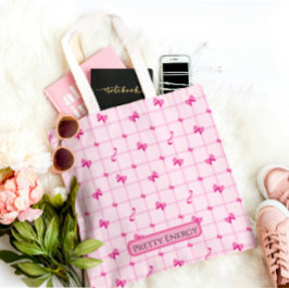 Tela Bolso de mano con estética rosa de Pretty Energy