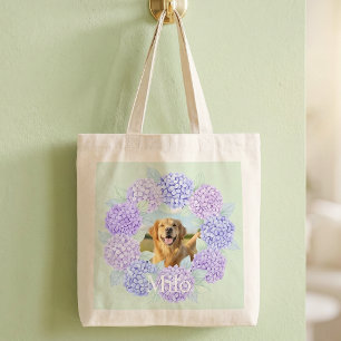 Tela Bolso de mano con foto de perro personalizada con 