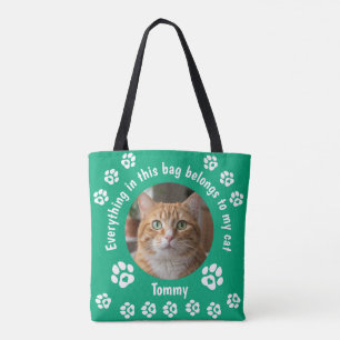 Tela Bolso de mano con foto personalizada para amantes